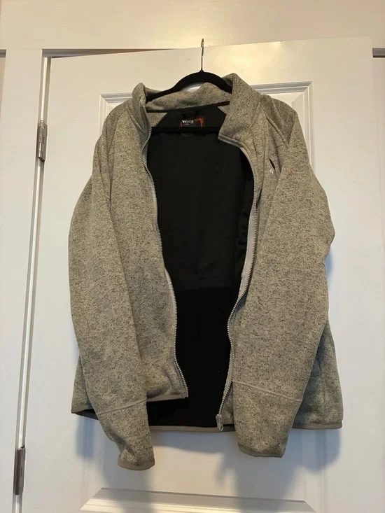 Full-Zip Heathered Gray women’s xl heated Weston Jacket - Picture 5 of 8